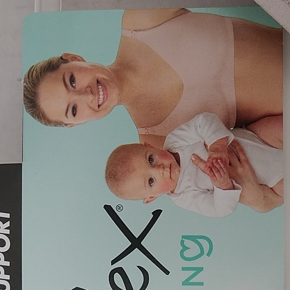 Playtex Nursing Bra Seamless Wireless Quick strap Bra L - Picture 3 of 13